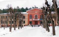 Новоуральск. 1947 год. Одна из первых школ.